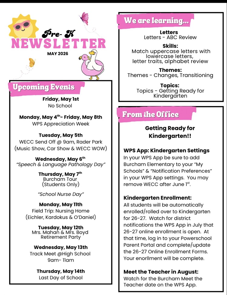 may newsletter
