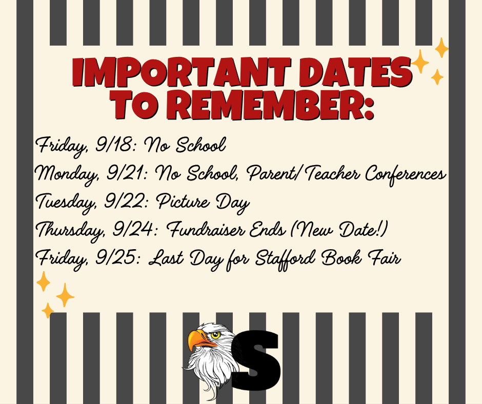 Important Dates at Stafford 