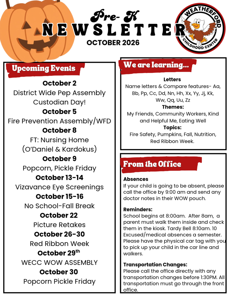 WECC October Newsletter