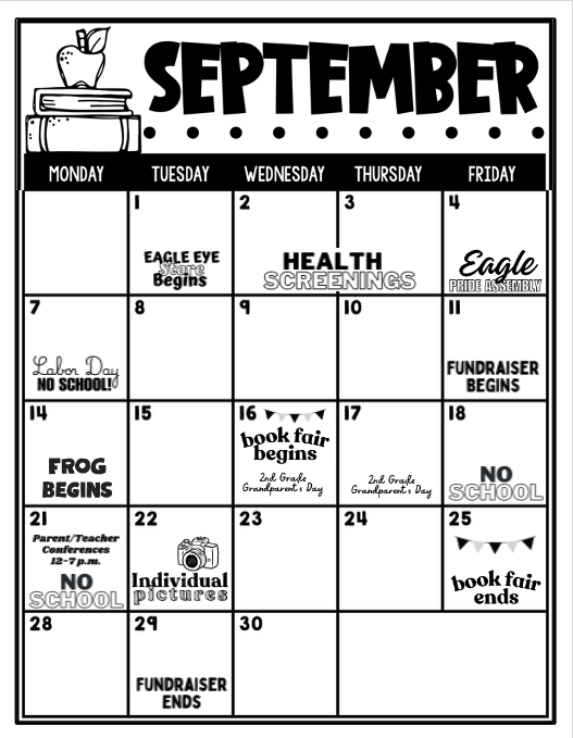 September Calendar
