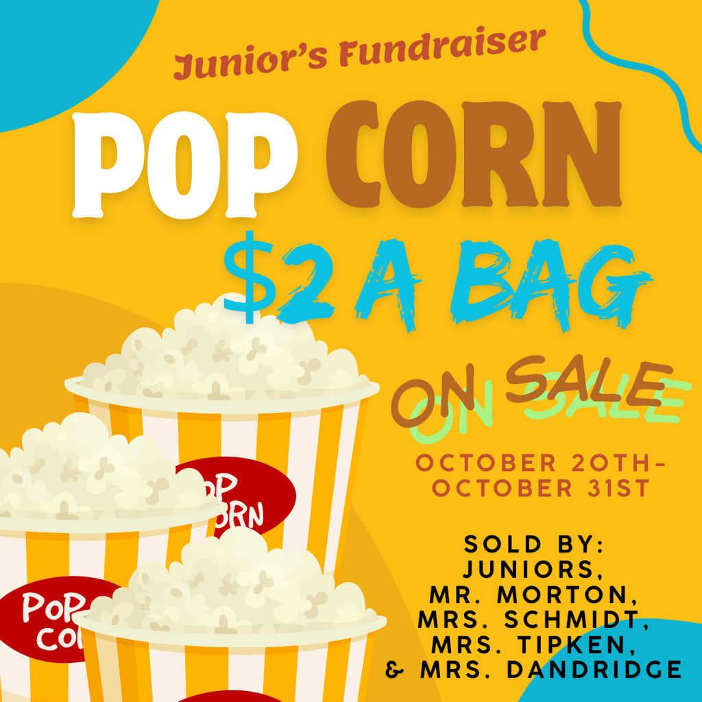 Popcorn $2 a bag