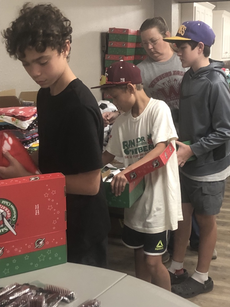 11/16 Operation Christmas Child