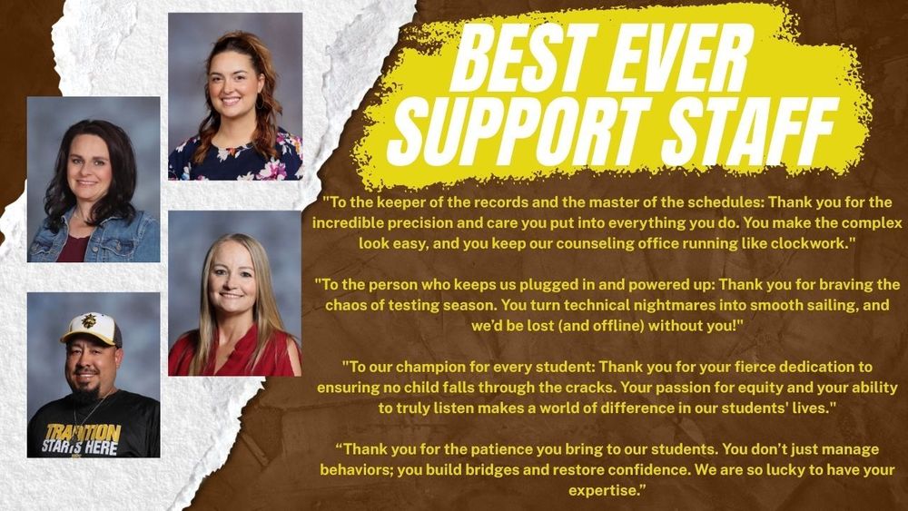 Support Staff Appreciation