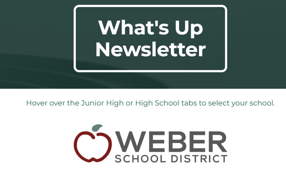 What's Up Newsletter And WSD Logo