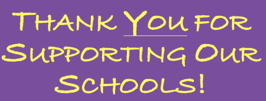 thank you for supporting our schools!