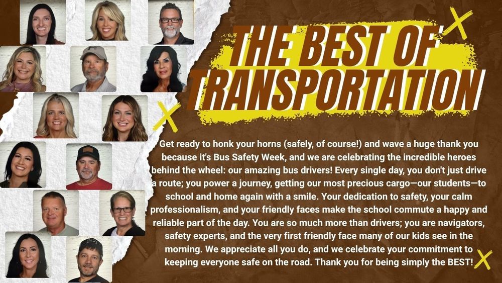 Bus Driver appreciation pictures of bus drivers and Bets Transportation Blurb on how we love our bus drivers