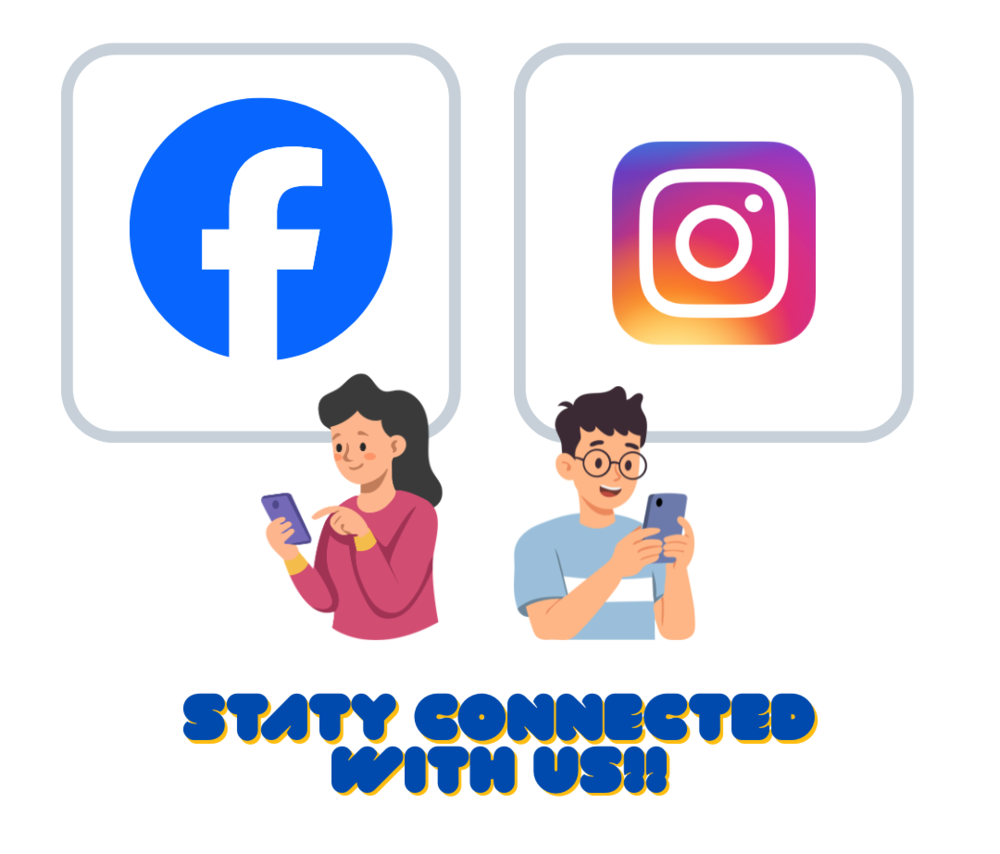 Follow us on Social Media!  