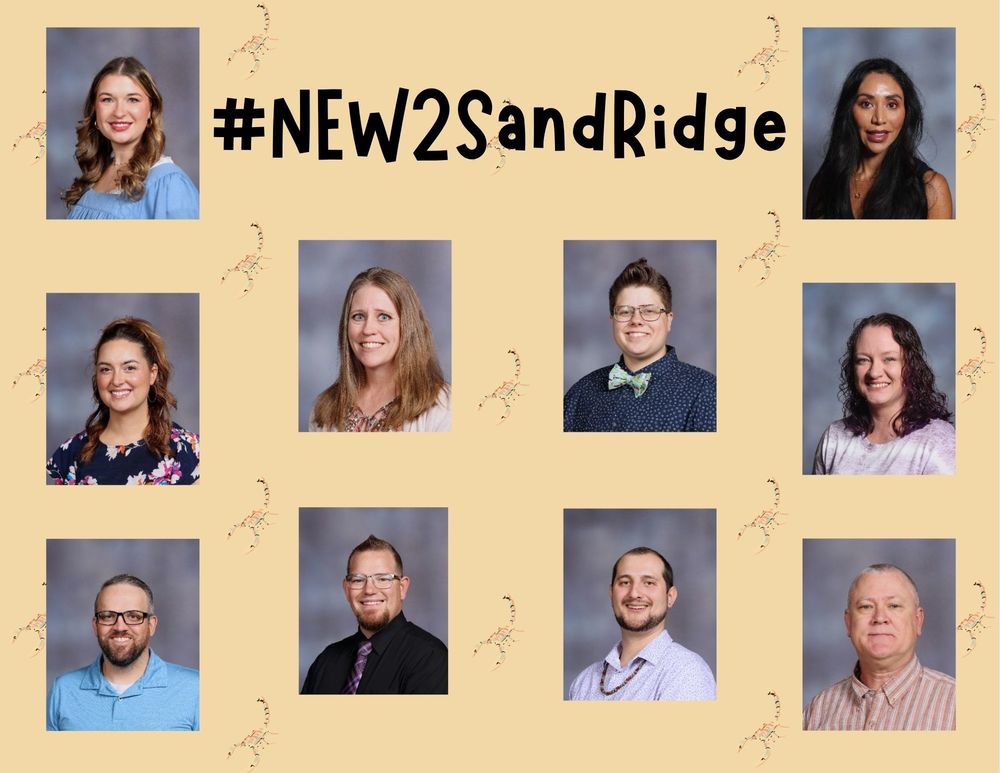 Images of new staff at Sand Ridge JHS