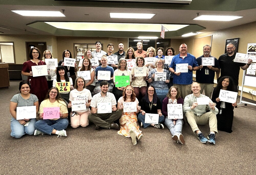 First Day of School Picture of SRJH Staff