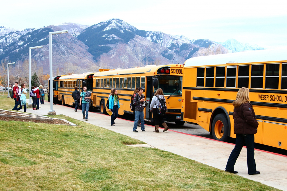 Students Arriving to School