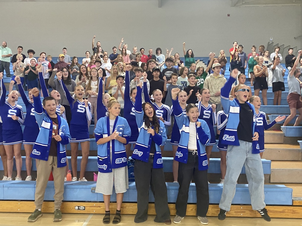 school spirit during Welcome Assembly