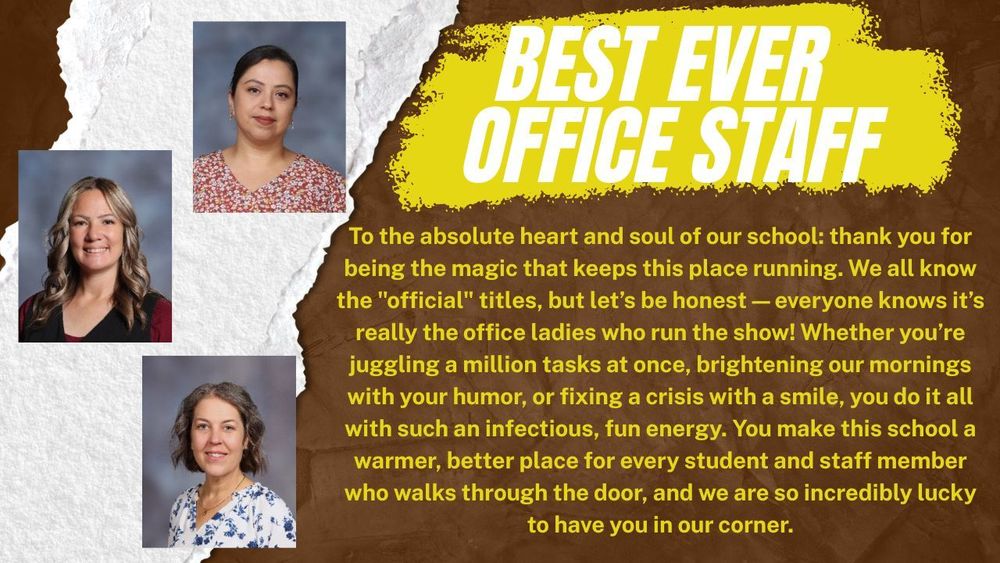 Office Staff Apprecaiation flyer