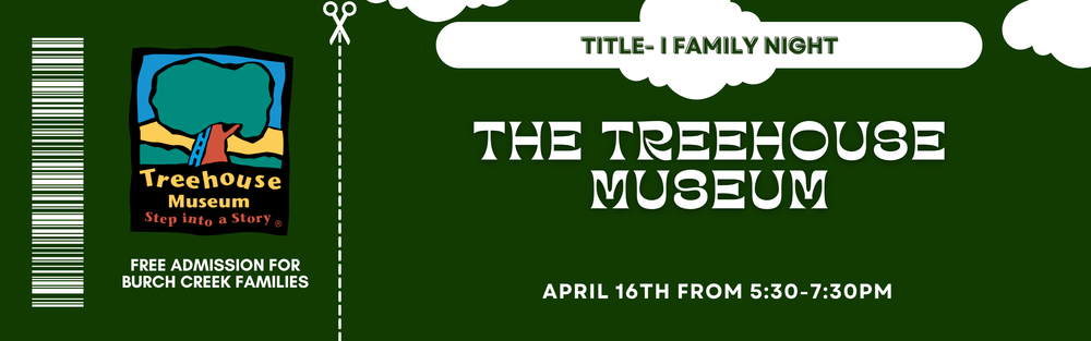 Treehouse Museum Logo "Step into a Story"