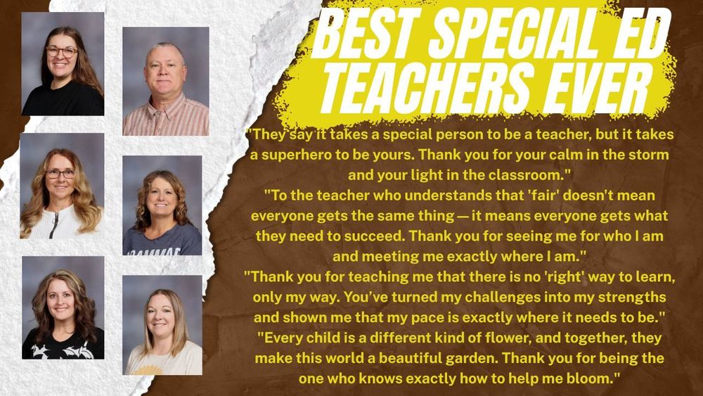Special Ed Appreciation Flyer