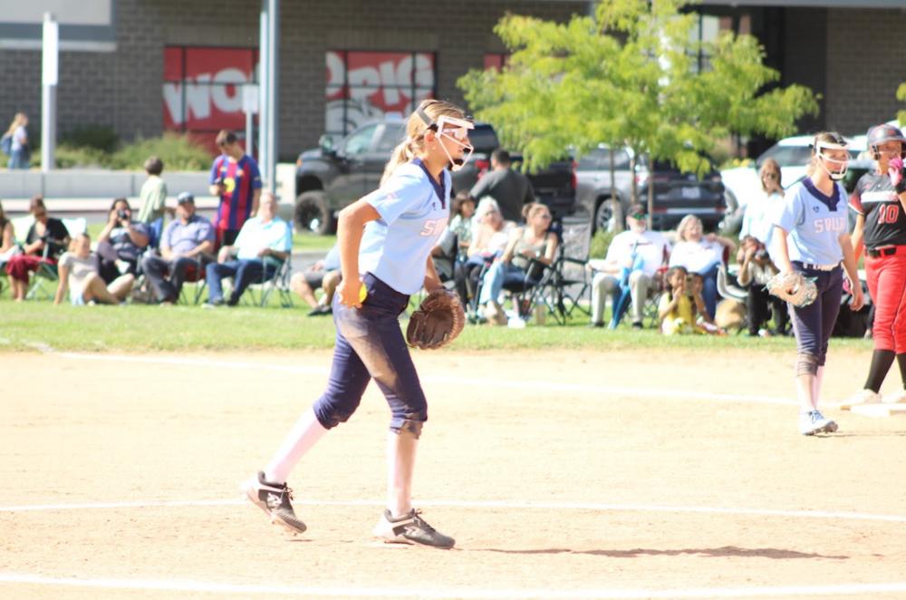 Student up to pitch in Softball