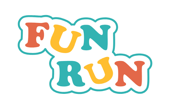 text that says fun run