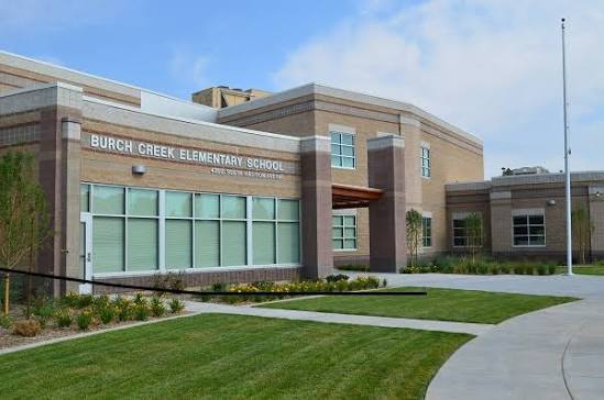 Burch Creek Elementary School front of school