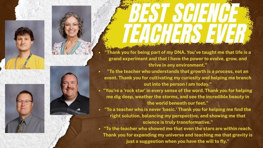 Science Teachers APpreciation Flyer