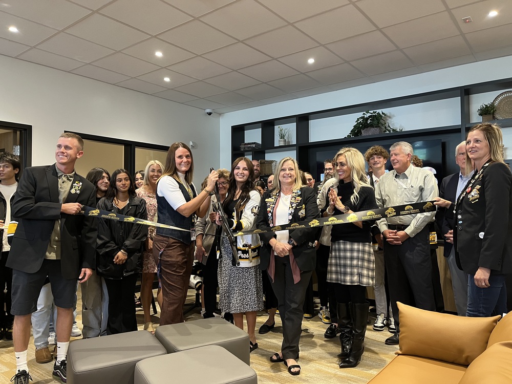 Roy teen center ribbon cutting