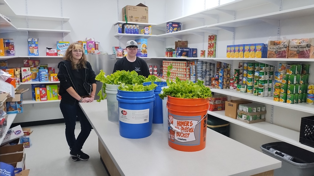 Donations to teen center from Hydroponics club