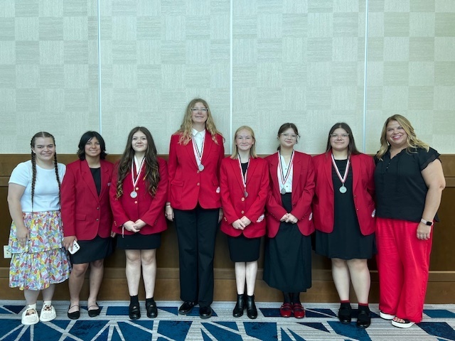 photograph of Roy jr students at the FCCLA nationals competition