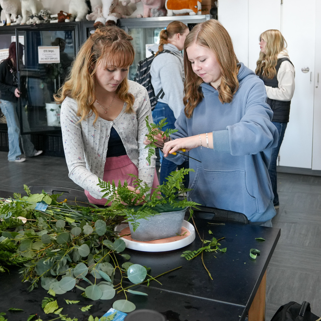 Floriculture Class Students
