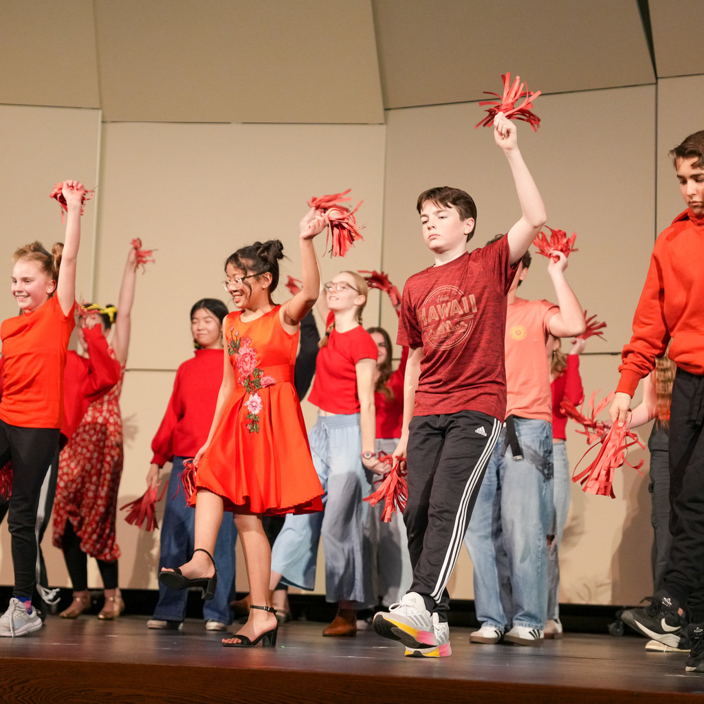 Chinese New Year program student participants.