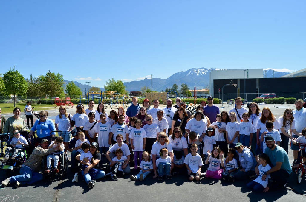 Photo at All Abilities Day with everyone who participated and volunteered