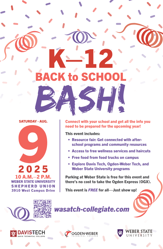 Back to School Bash Flyer English