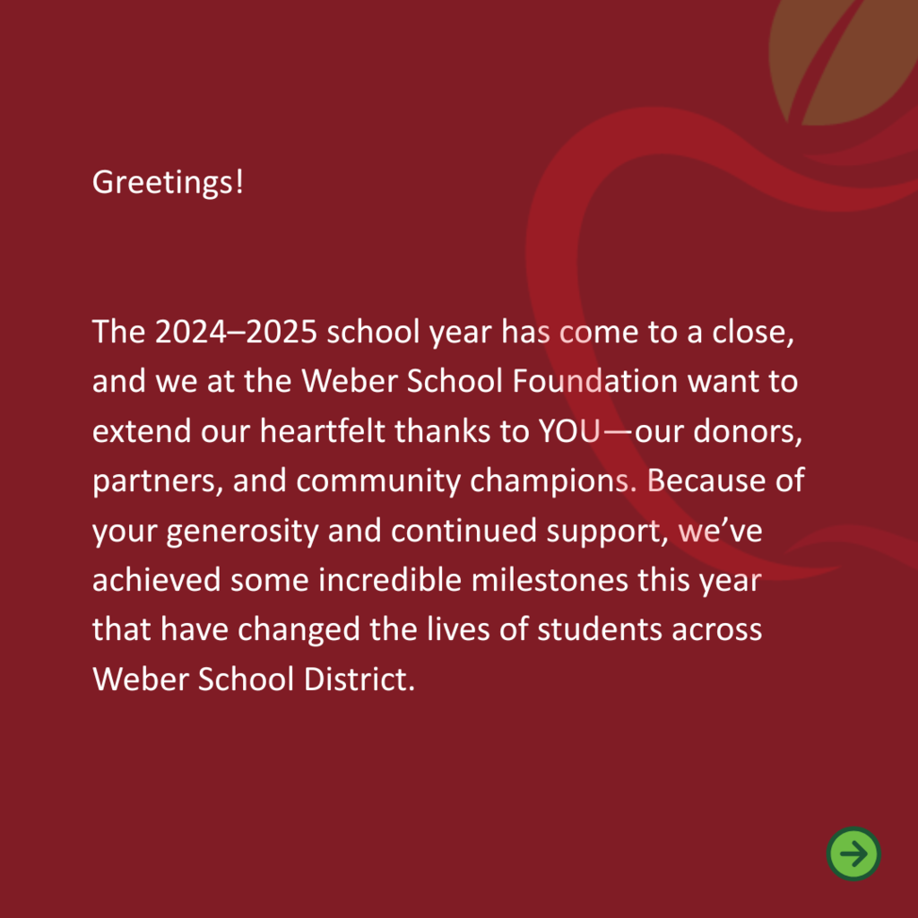 Thank you for a great 2024-2025 school year!