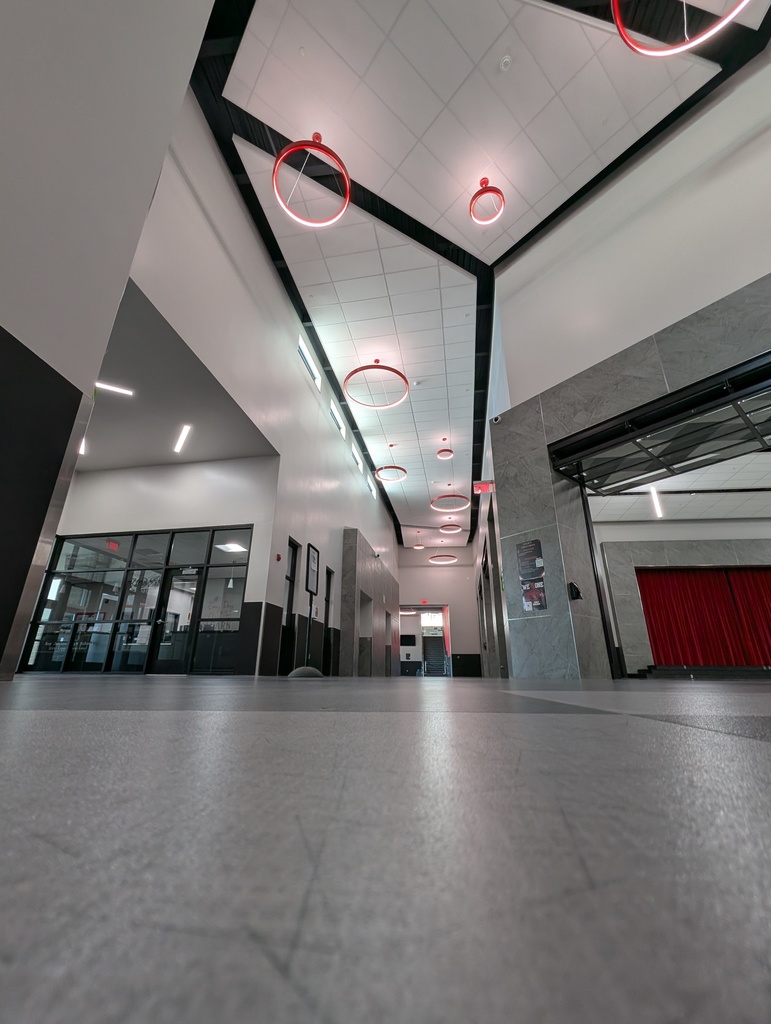 Photo of empty hall at Roy Jr