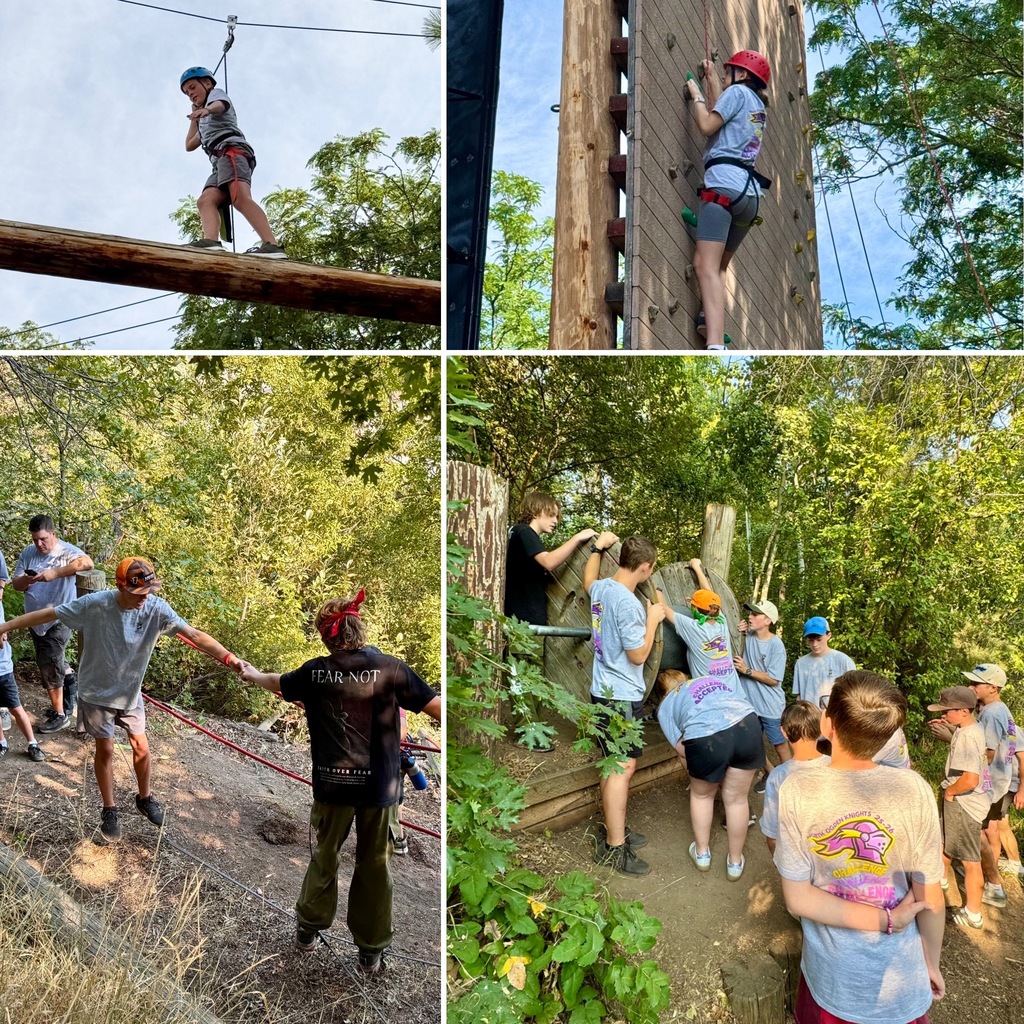 student gov at ropes course 