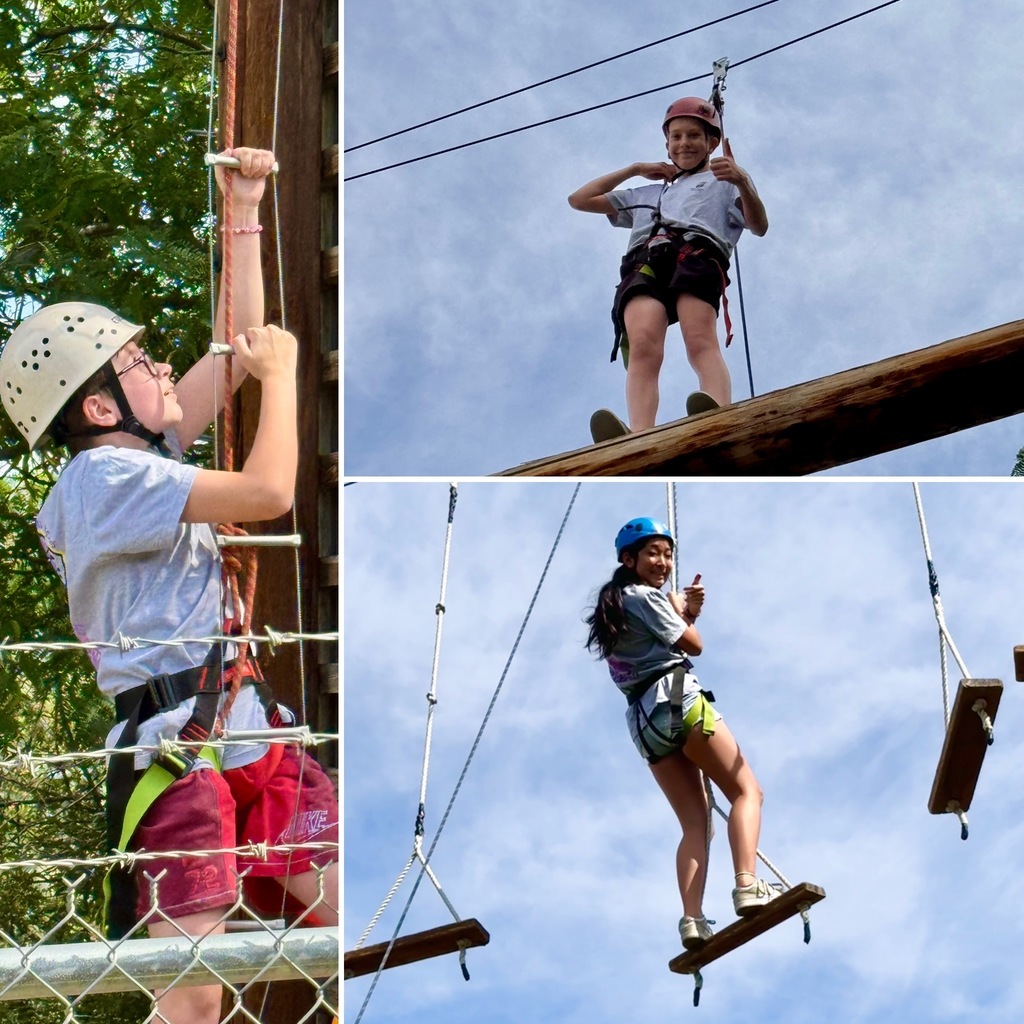 student gov at ropes course 