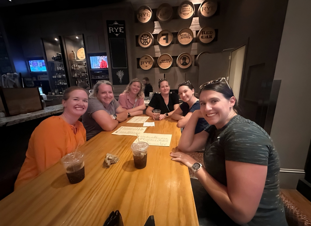 Teachers sitting at table