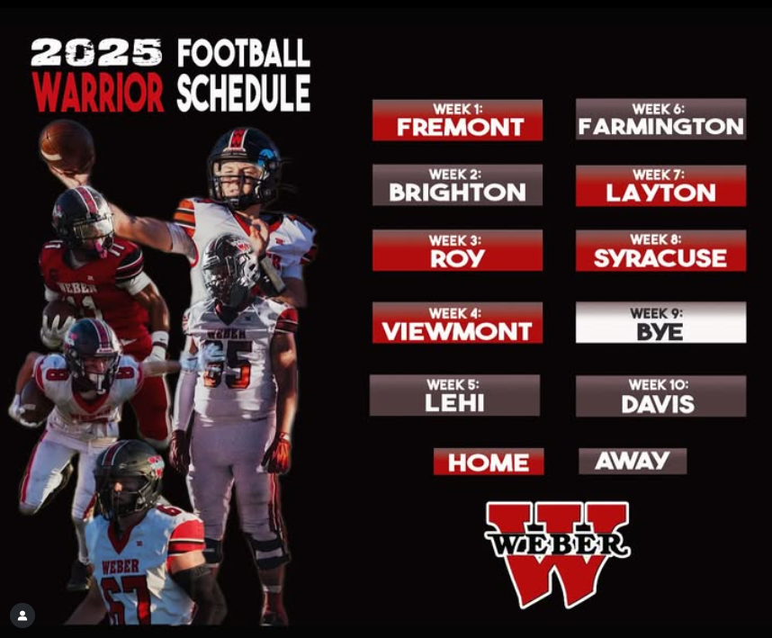 2025 Warrior Football Schedule