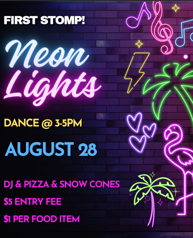 FIRST STOMP AUGUST 28 3:00 PM-5:00PM $5 Entry Fee $1 per food item