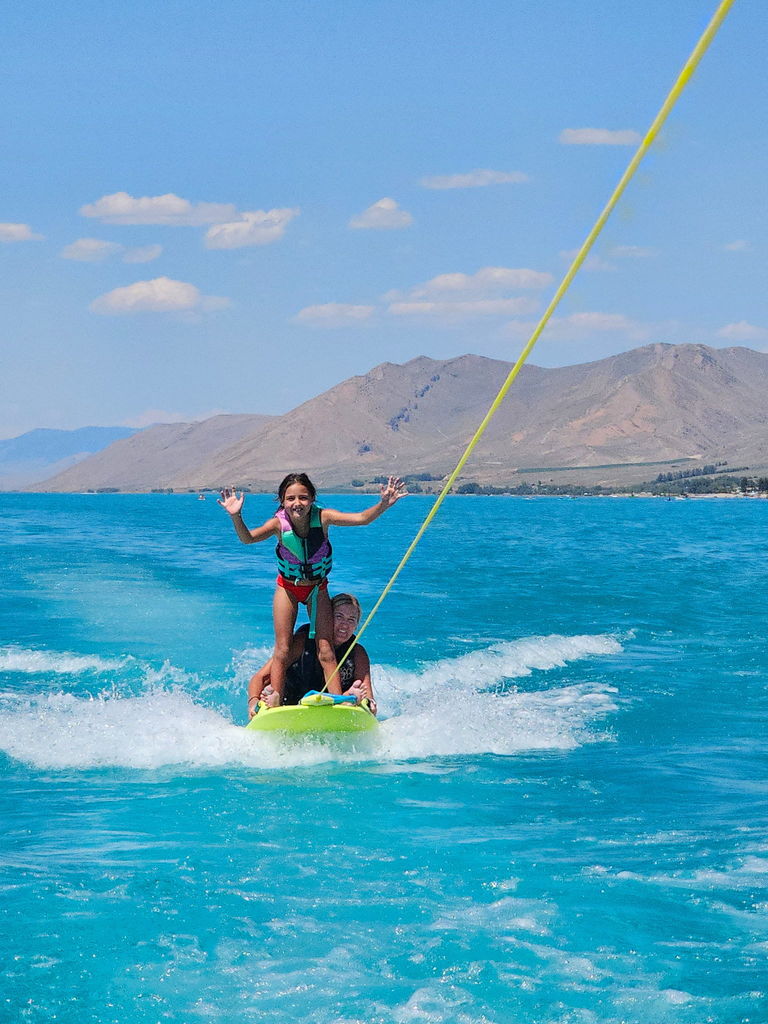 Ms. Farr at Bear Lake