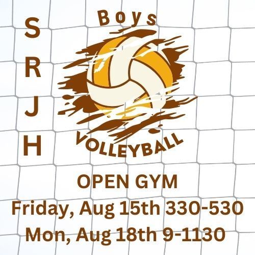 Open Gyms Friday August 15th 3:30pm-5:30pm Monday August 18th 9am-11:30am Tryouts are Tuesday August 19th and Wednesday August 20th at 3-5 pm in the gym!! Come with nonslip gym shoes and knee pads (if you have them) ready to play and have some fun!