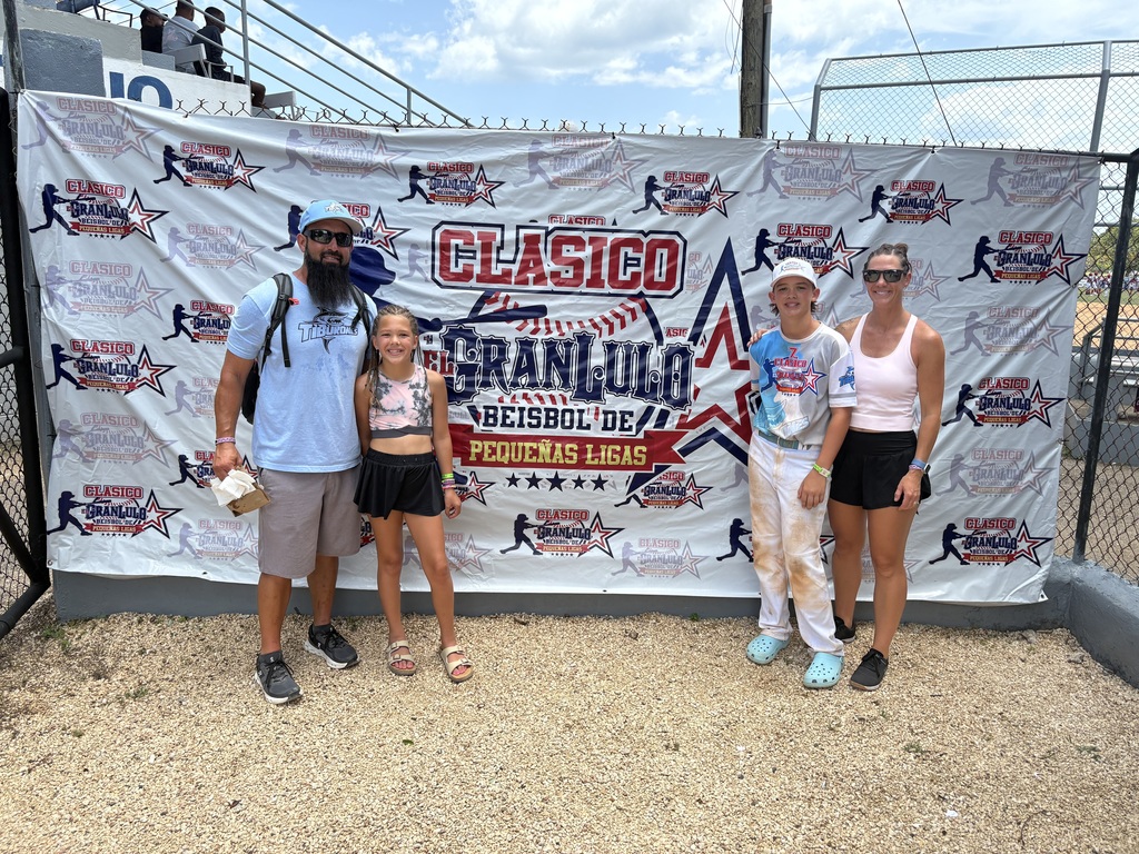 Mrs. Reyhani and family at a baseball tournament