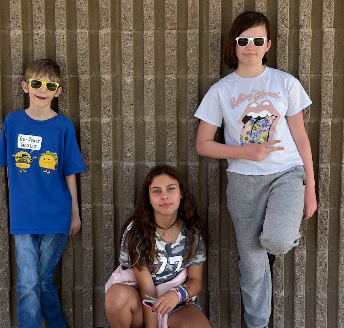 6th graders with glasses