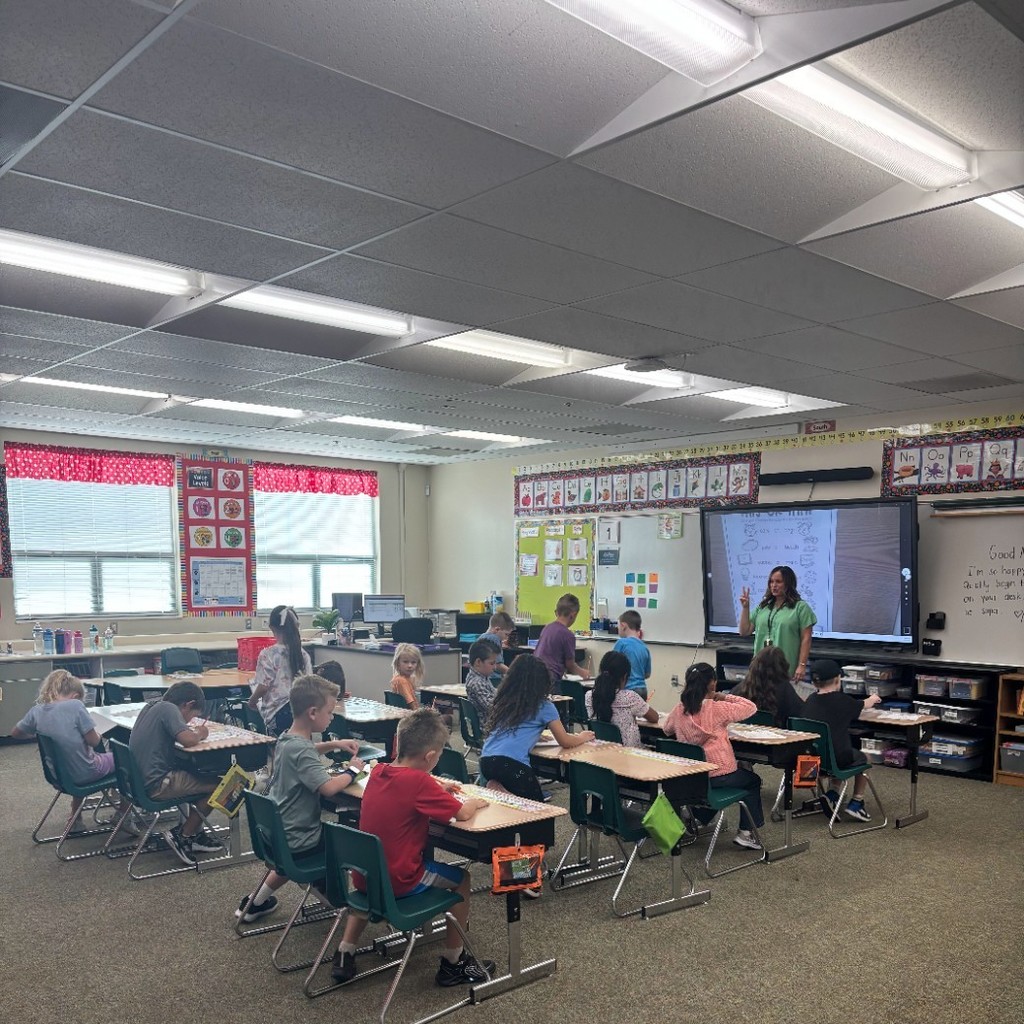 students learning in Mrs. Ferry's class