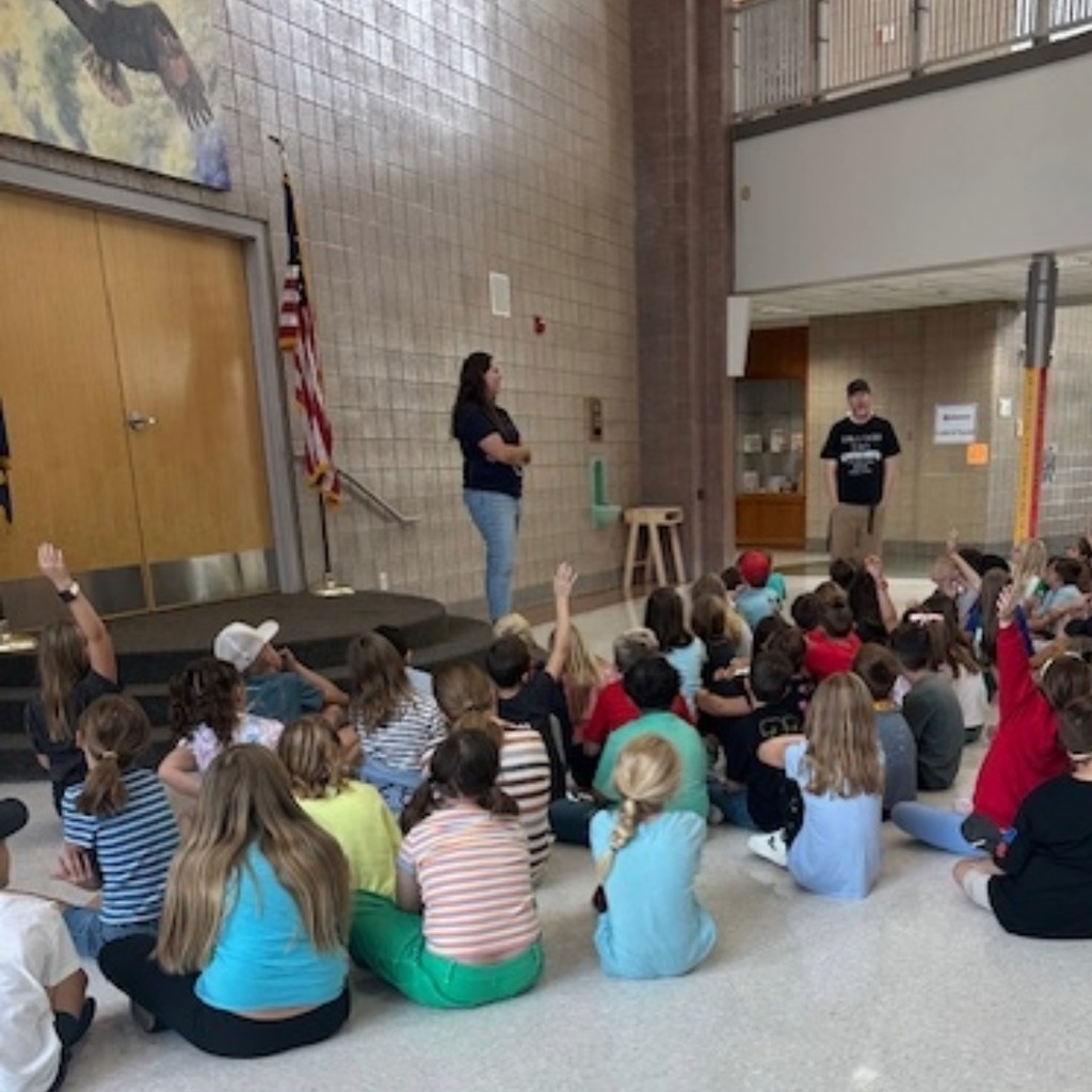 students learning the school rules