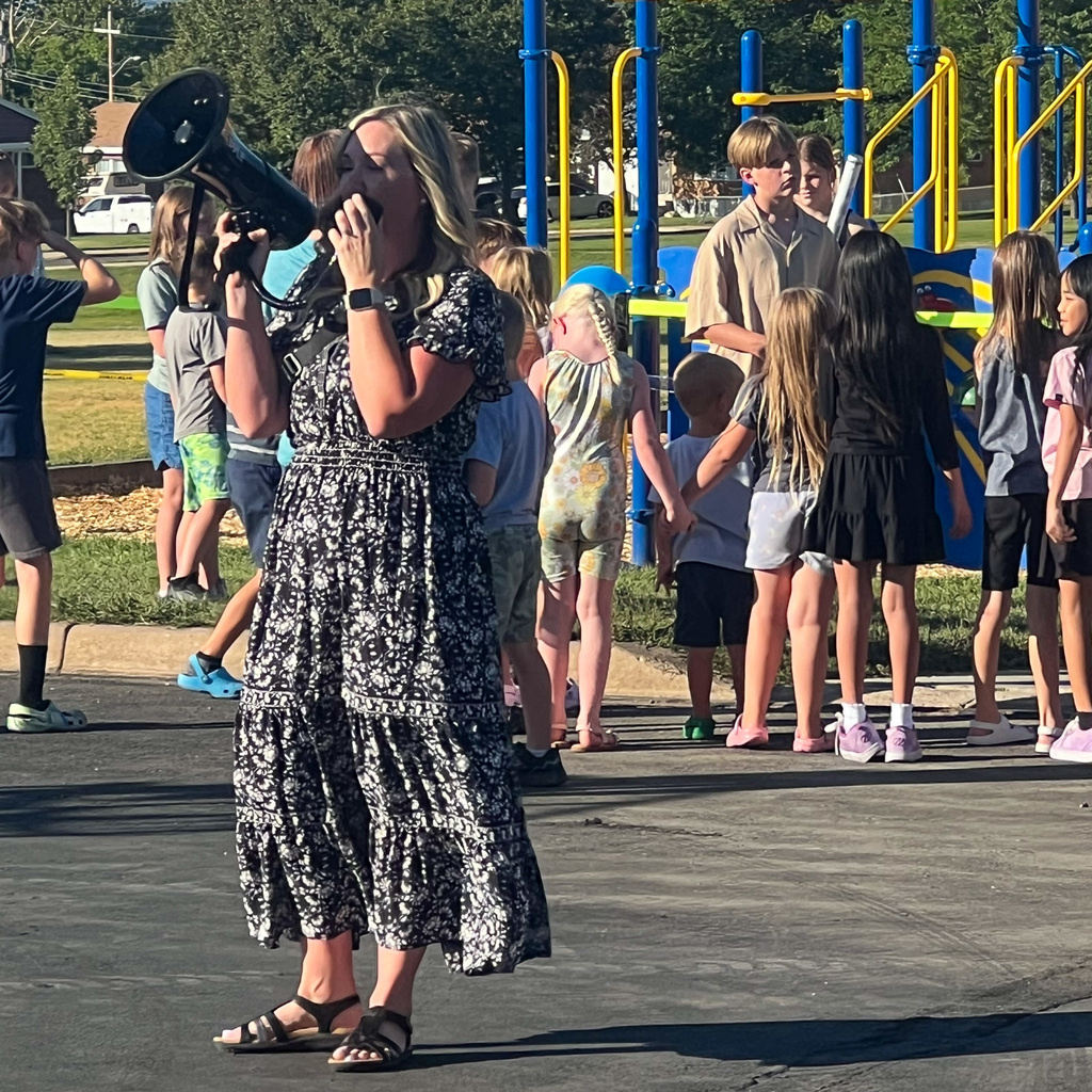 Students playing on school playground 