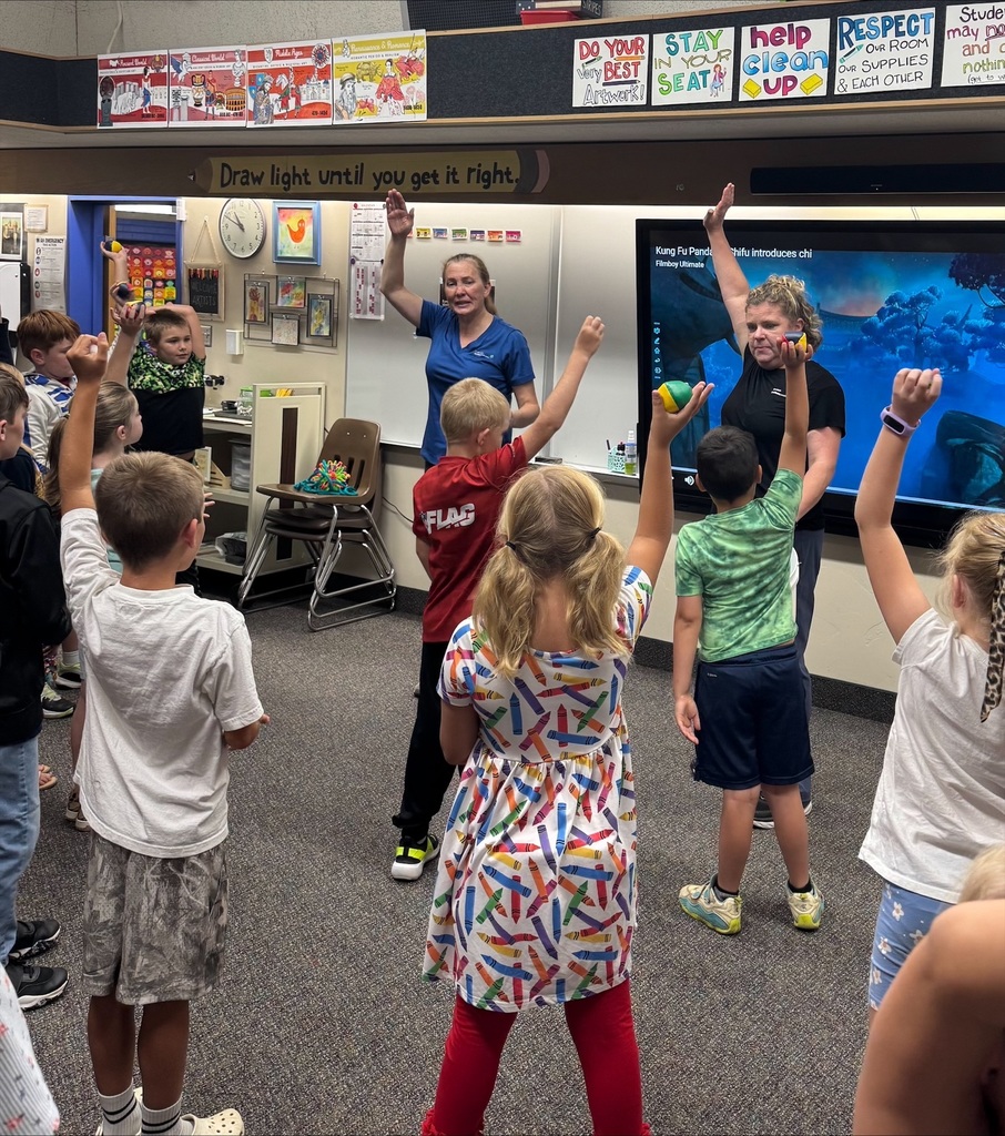 students doing tai chi