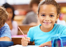 Girl with pencil