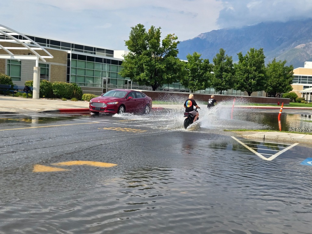 Too much rain = fun at OJHS