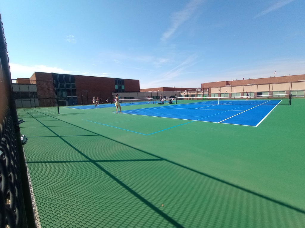 Tennis playing
