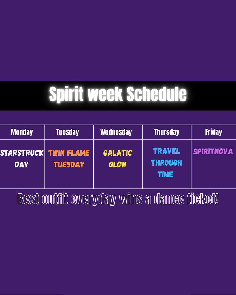spirit week schedule (Instagram Post (45))