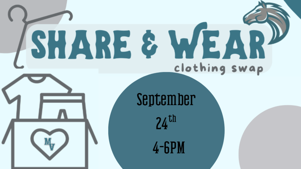 Share and Wear September 24th 4-6 pm 