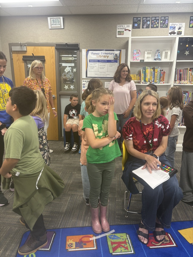 Kids being screen for vision